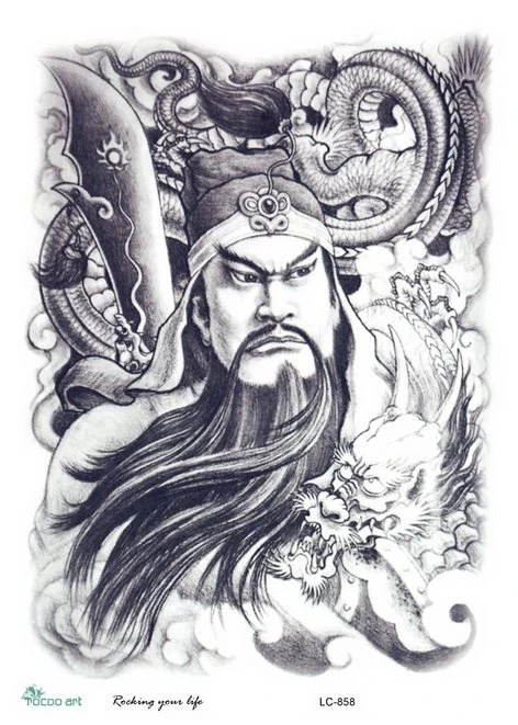 Ancient warrior tattoo illustration Stock Illustration by ©outsiderzone  #80289170
