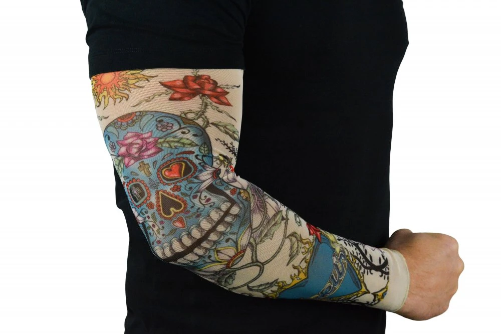 skulls tattoo sleeve