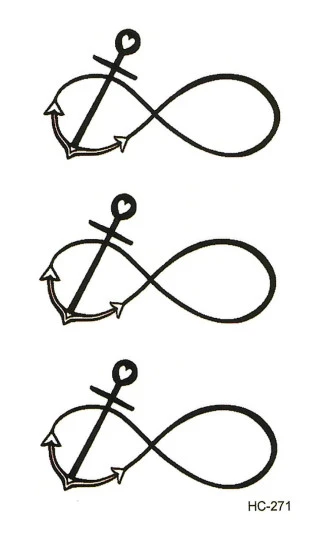 anchor infinity tattoos